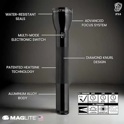 Carruzzo Maglite ML300L LED 4D Flashlight
