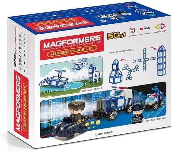 Magformers Statybiniai blokai Police rinkinys