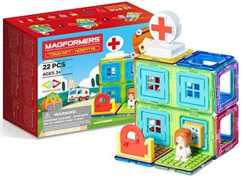 Magformers MAGFORMERS TOWN SET- LIGONINĖ