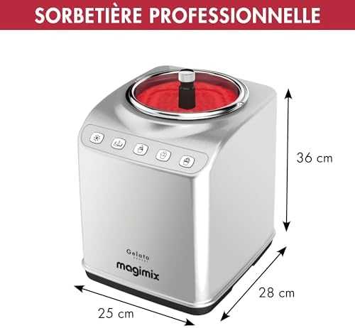 Carruzzo Magimix Gelato Expert Kompresinis ledų gaminimo aparatas 2 L 180 W Nerūdijančiojo plieno