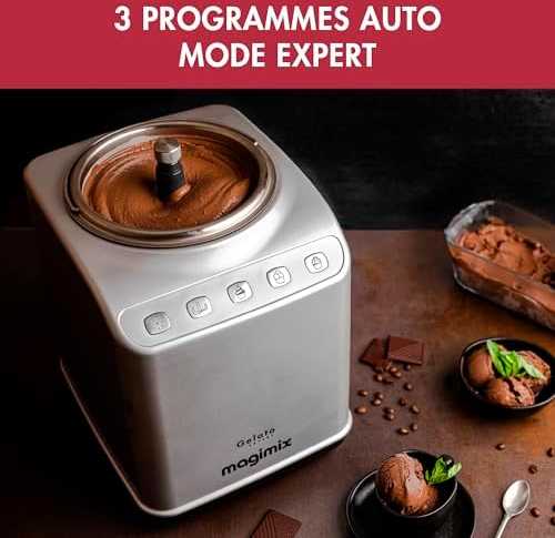 Carruzzo Magimix Gelato Expert Kompresinis ledų gaminimo aparatas 2 L 180 W Nerūdijančiojo plieno