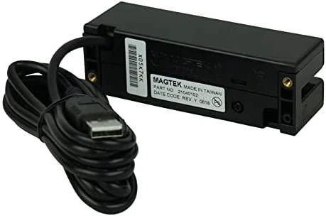 „MagTek“ mini skaitytuvas su braukimo funkcija (USB) – 32,5 x 100 x 31,3 mm – 127,57 g