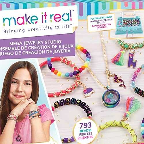 Make It Real Kūrybiškas rinkinys papuošalų apyrankėms kurti