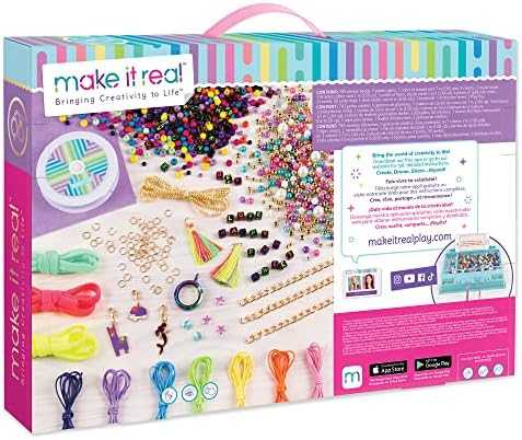 Make It Real Kūrybiškas rinkinys papuošalų apyrankėms kurti