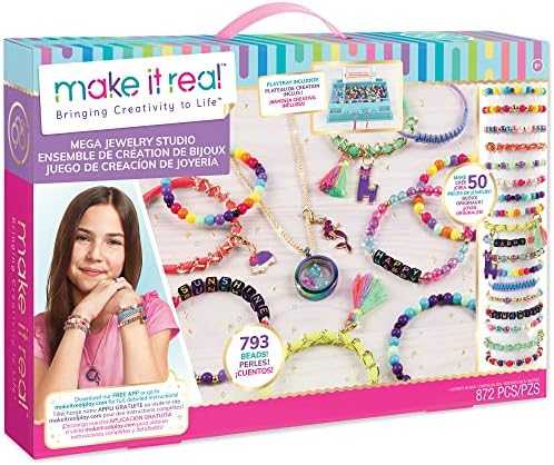 Make It Real Kūrybiškas rinkinys papuošalų apyrankėms kurti