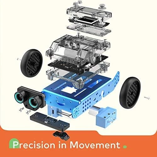 Konstruktorius edukacinis robotas mBot2 mėlynas Makeblock
