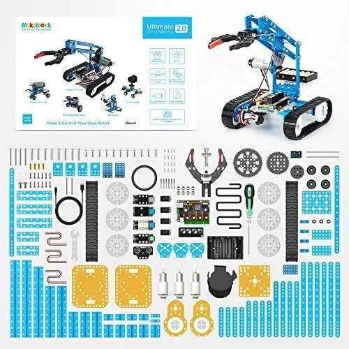 Robotas MakeBlock Ultimate 2.0, Bluetooth, mėlynas / 90040