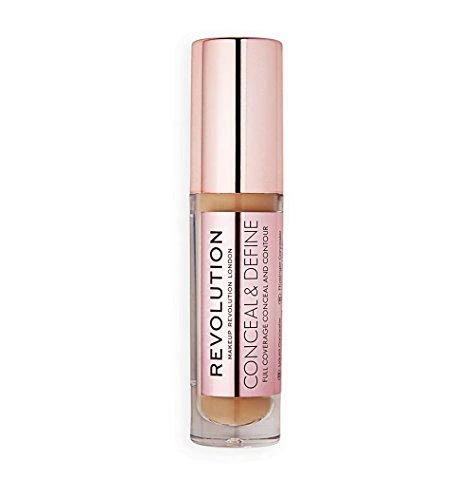 Makeup Revolution Conceal &amp; Define korekcinis skystis makiažui C 12, 4 g