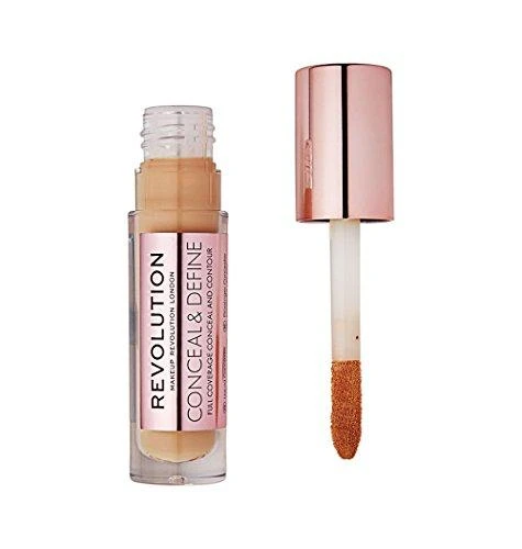 Makeup Revolution Conceal & Define korekcinis skystis makiažui C 12, 4 g