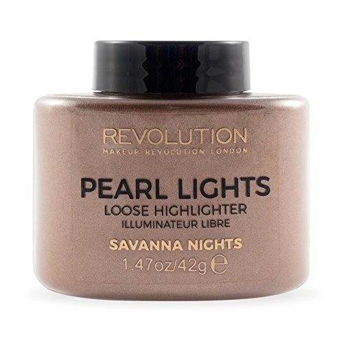 „Makeup Revolution Pearl Lights“ birūs šviesą atspindintys milteliai, „Savannah Nights“, 25 g