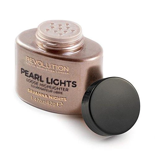 „Makeup Revolution Pearl Lights“ birūs šviesą atspindintys milteliai, „Savannah Nights“, 25 g