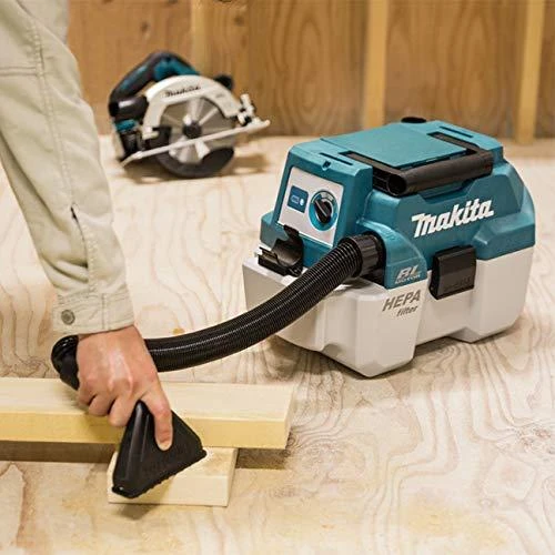 Makita DVC750LZ Akumuliatorinis dulkių siurblys 18V Li-ion; HEPA; Be akumuliatorių ir kroviklio!