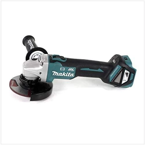 MAKITA KAMPINIS ŠLIFULĖLIS 18V‐125mm 2 x 5.0Ah LI-ION REG. BLDC lagaminas MAKPAC DGA513RTJ