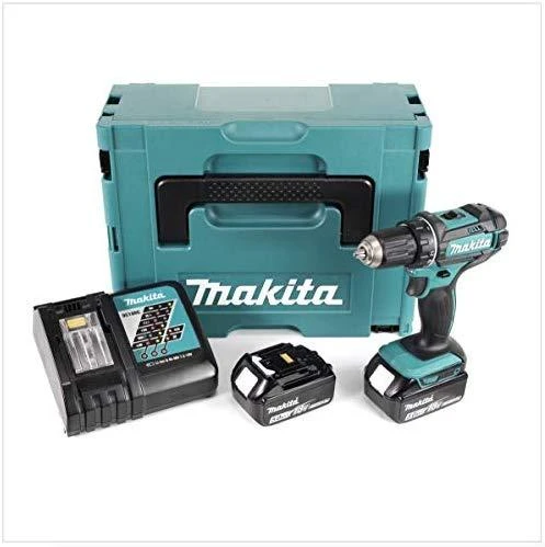 Makita DDF482RTJ Akumuliatorinis gręžtuvas, 18 V, 2x 5,0 Ah Li-ion, 62/36 Nm, 1,7kg, LED, MAKPACK