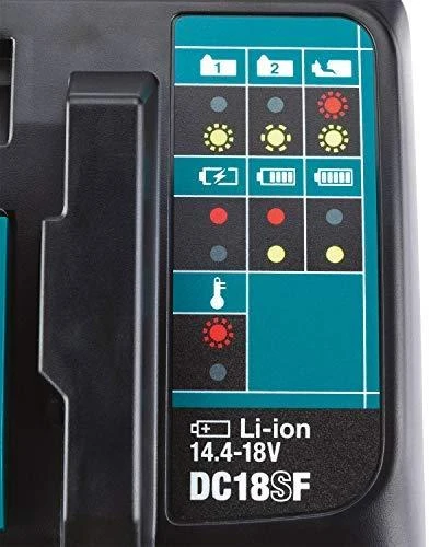 Grąžtas Makita Keturių lizdų kroviklis LXT® DC18SF DC18SF • 14,4V • 18V • LXT®