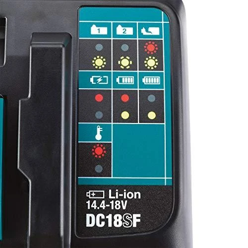 Grąžtas Makita Keturių lizdų kroviklis LXT® DC18SF DC18SF • 14,4V • 18V • LXT®