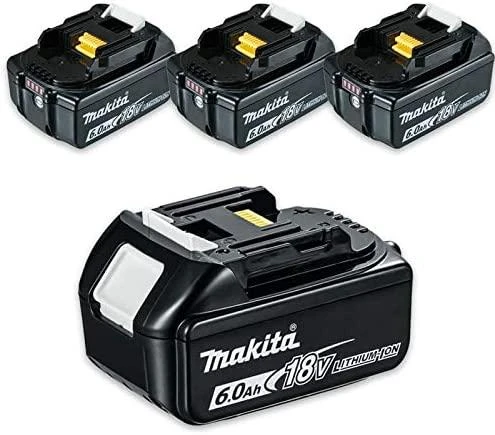 Makita Akumuliatorių ir dvigubo kroviklio komplektas LXT® 198091-4 18V • BL1860B x4 • DC18RD • LXT®