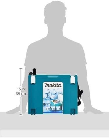 Makita MAKPAC Šaltdėžė nr.4 18l 198253-4 350ml - 30vnt. ir 500ml. PET - 20vnt.