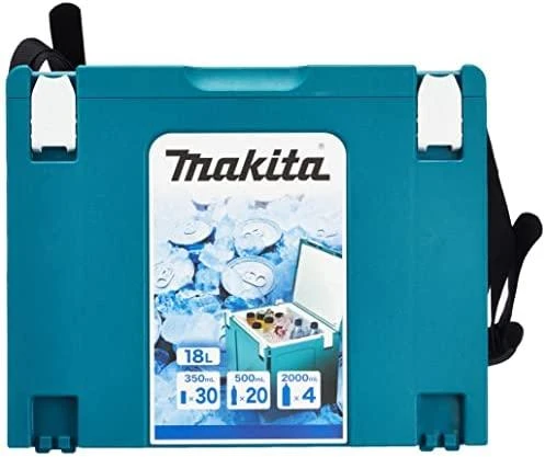 Makita MAKPAC Šaltdėžė nr.4 18l 198253-4 350ml - 30vnt. ir 500ml. PET - 20vnt.