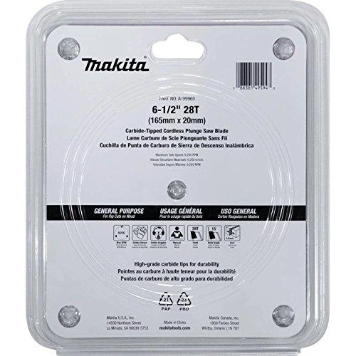 Makita T.C.T. pjūklas SPECIALIZED 165X2X20mm 15° T28 B-56758 T.C.T • 165 x20 mm • T28 • 15° • Medienai