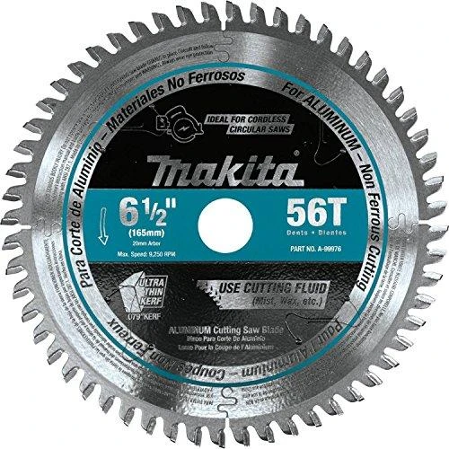 Makita T.C.T. pjūklas SPECIALIZED 165X2X20mm -3° T56 B-56770 T.C.T • 165 x20 mm • T56 • -3° • Aliuminiui