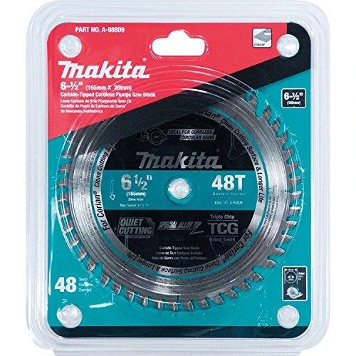 Makita T.C.T. pjūklas SPECIALIZED 165X2X20mm 5° T48 B-56801 T.C.T • 165 x20 mm • T48 • 5° • Corian'ui
