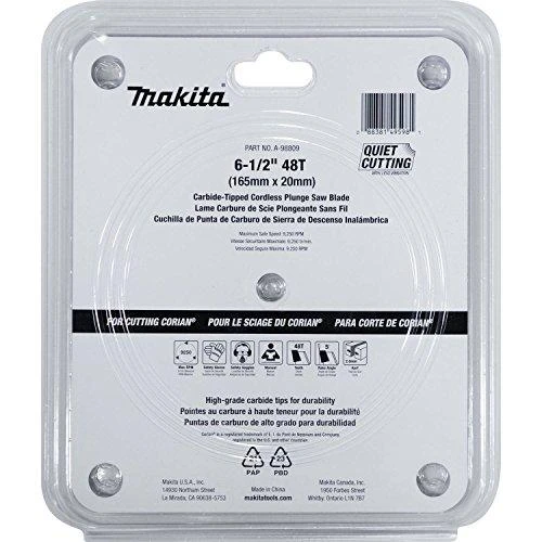 Makita T.C.T. pjūklas SPECIALIZED 165X2X20mm 5° T48 B-56801 T.C.T • 165 x20 mm • T48 • 5° • Corian'ui