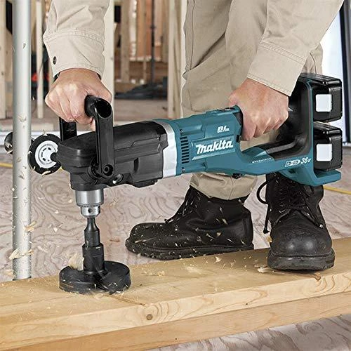 Akumuliatorinis kampinis gręžtuvas Makita DDA460ZK, 2X18V, be akumuliatorių ir kroviklio