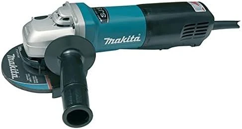 Makita 9565PCV01 Kampinis šlifuoklis, 1400 W, 125 mm, SJS, 2800-11000 min-1, "paddle" jungiklis, antivibracinė šoninė rankena