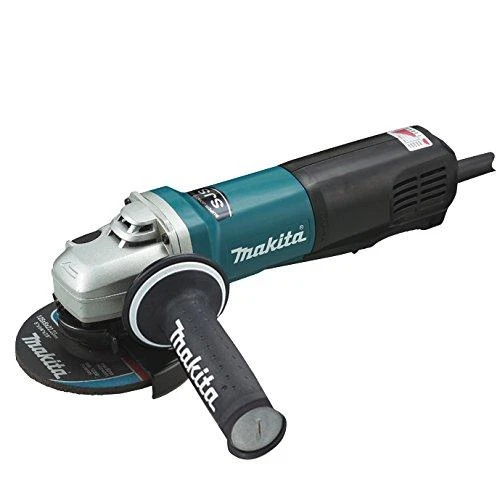 Makita 9565PCV01 Kampinis šlifuoklis, 1400 W, 125 mm, SJS, 2800-11000 min-1, "paddle" jungiklis, antivibracinė šoninė rankena
