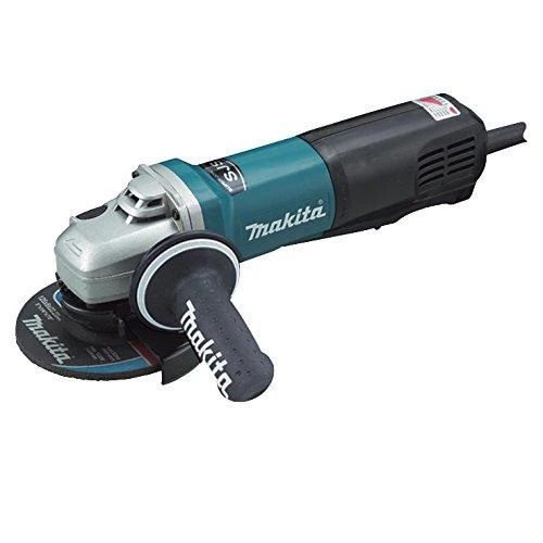 Makita 9565PCV01 Kampinis šlifuoklis, 1400 W, 125 mm, SJS, 2800-11000 min-1, "paddle" jungiklis, antivibracinė šoninė rankena