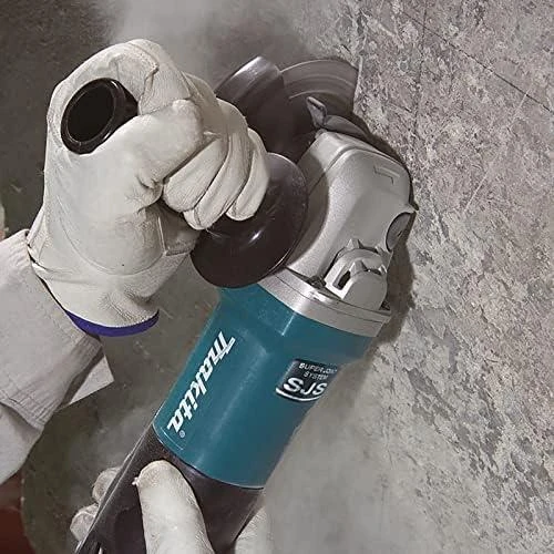 Makita 9565PCV01 Kampinis šlifuoklis, 1400 W, 125 mm, SJS, 2800-11000 min-1, "paddle" jungiklis, antivibracinė šoninė rankena