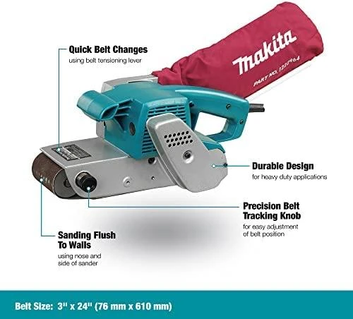 Juostinis šlifuoklis Makita 9924DB