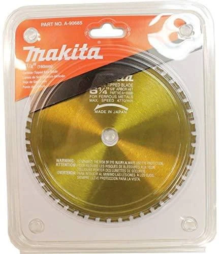 Makita T.C.T. pjūklas SPECIALIZED 160X1.6X20mm 0° T46 A-86658 T.C.T • 160 x20 mm • T46 • 0° • Metalui