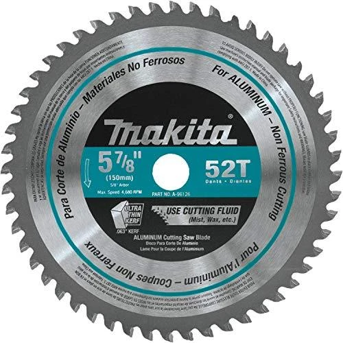Makita T.C.T. pjūklas SPECIALIZED 150X1.6X20mm 0° T52 B-47189 T.C.T • 150 x20 mm • T52 • 0° • Aliuminiui