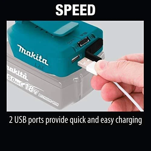Makita Akumuliatorių adapteris 18V -> USB (2X) ADP05