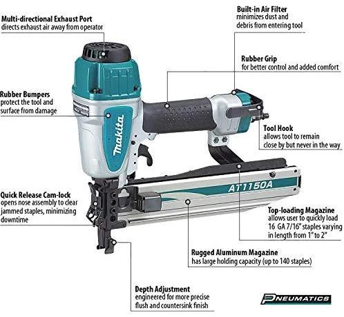 Makita Kabiakalis AT1150A 11 mm • 25 – 50 mm • 16 Ga