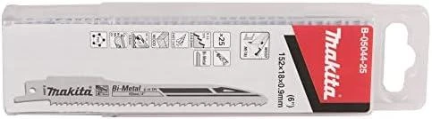 Makita "SUPER EXPRESS Tiesinio pjūklo pjūkleliai BiM 152x0,9mm (6-11tpi), 25Vnt. B-05044-25