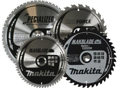 Makita T.C.T. pjūklas MAKBLADE PLUS 216X2.4X30mm 5° T48 B-08632 T.C.T • 216 x30 mm • T48 • 5° • Medienai