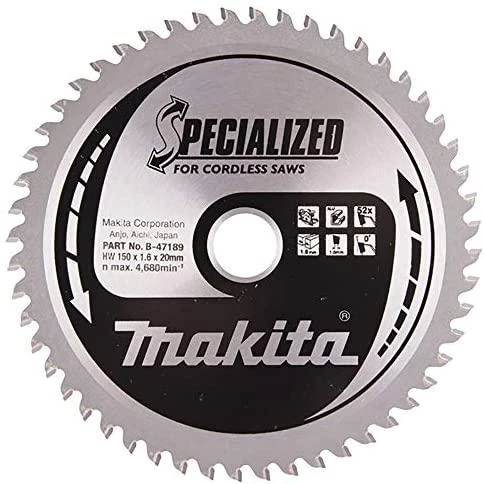 Makita T.C.T. pjūklas SPECIALIZED 250X2.4X30mm -5° T80 B-09634 T.C.T • 250 x30 mm • T80 • -5° • Aliuminiui