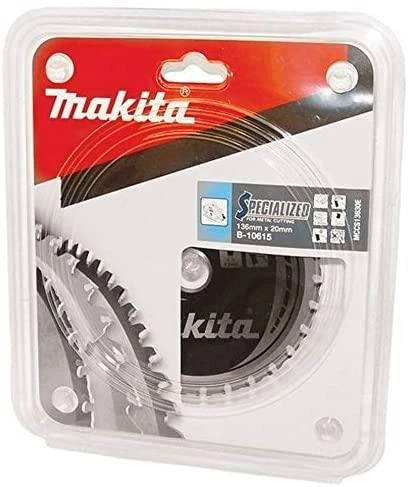 Makita T.C.T. pjūklas SPECIALIZED 136X1.5X20mm 0° T30 B-10615 T.C.T • 136 x20 mm • T30 • 0° • Metalui