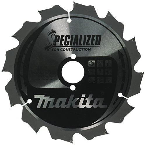 Makita B-13683 T.C.T. pjūklas 190X2.6X30mm 20° T12 SPECIALIZED statyboms