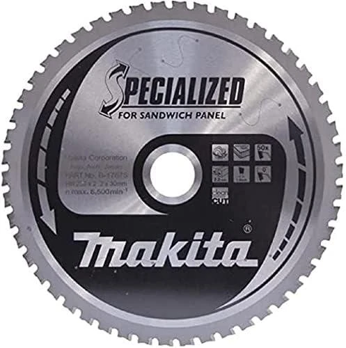 Makita T.C.T. pjūklas SPECIALIZED 235X2.2X30mm 0° T50 B-17675 T.C.T • 235 x30 mm • T50 • 0° • Daugiasluoknėms plokštėms