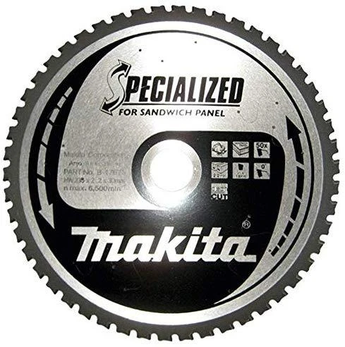 Makita T.C.T. pjūklas SPECIALIZED 270X2.4X30mm 0° T60 B-17681 T.C.T • 270 x30 mm • T60 • 0° • Daugiasluoknėms plokštėms