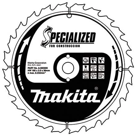 Makita T.C.T. pjūklas SPECIALIZED 190X2X20mm 5° T60 B-29468 T.C.T • 190 x20 mm • T60 • 5° • MDF/laminatui