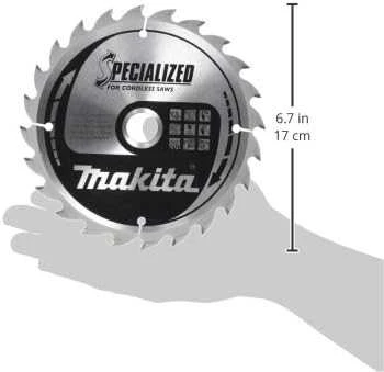 Makita T.C.T. pjovimo diskas B-32910 T.C.T • 165 x20 mm • T24 • 20° • Medienai
