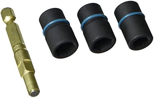 Makita B-40381 Antgalis komplekts 1/4" (8MMx1tk.+ 9.6MM(3/8")x1tk. +10MMx(5/16")x1tk. )