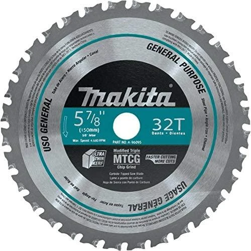 Makita T.C.T. pjūklas SPECIALIZED 150X1.5X20mm 0° T32 B-47036 T.C.T • 150 x20 mm • T32 • 0° • Metalui