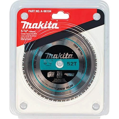 Makita T.C.T. pjūklas SPECIALIZED 150X1.4X20mm -15° T52 B-47042 T.C.T • 150 x20 mm • T52 • -15° • Plonam metalui