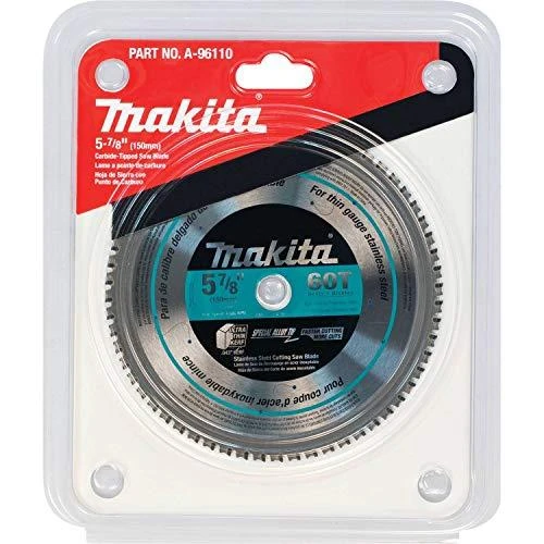 Makita T.C.T. pjūklas SPECIALIZED 150X1.1X20mm 0° T60 B-47173 T.C.T • 150 x20 mm • T60 • 0° • Metalui/Nerūd. plienui